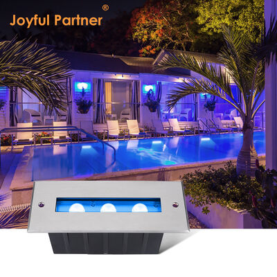 ضوء خطي تحت الماء IP68 RGB بحرية مدفونة تحت الماء 316SS الراتنج مليء DC24V