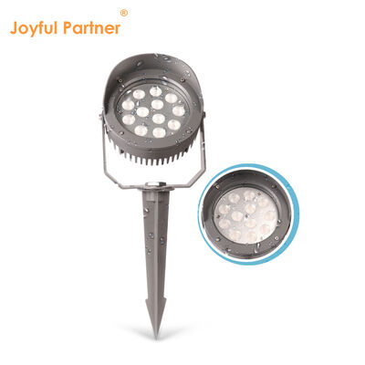 مصباح الحديقة LED 12W 24W 36W مدمج DMX512 السائق DC24V RGB3in1 أسود مصباح الألومنيوم جسم الألومنيوم غطاء لإضاءة الأشجار